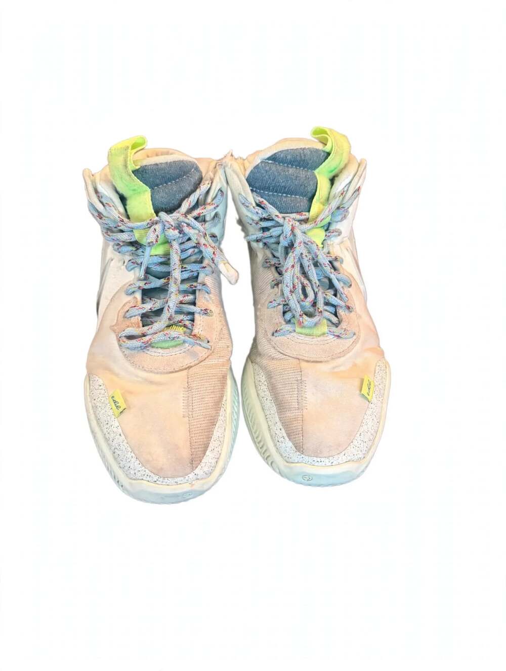 Nike Air Deldon 1 Lyme Basketball Shoes Barely Green Pale Ivory